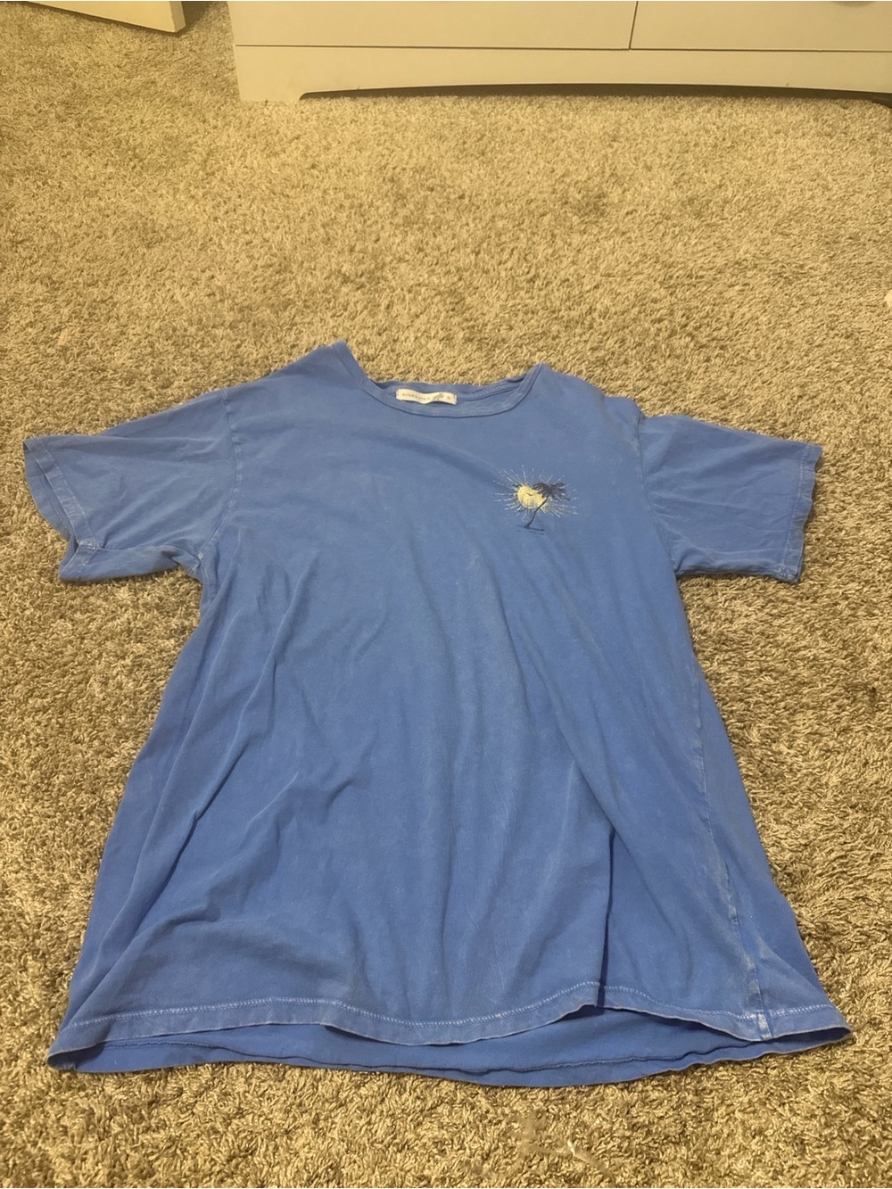 Blue Graphic Short-Sleeve Tee